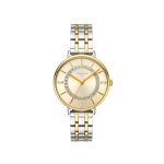 Γυναικείο ρολόι Vogue Karine 2020613661 με δίχρωμο μπρασελέ και σαμπανί καντράν