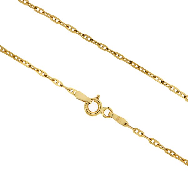 Χρυσή αλυσίδα λαιμού Κ14 "θήτα"