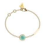 GUESS STEEL DREAMING GUESS JUBB03120JWYGAQL Χρυσό Βραχιόλι Με Λογότυπο