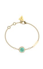 GUESS STEEL DREAMING GUESS JUBB03120JWYGAQL Χρυσό Βραχιόλι Με Λογότυπο