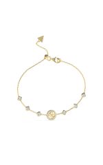 GUESS STEEL 4G CRUSH JUBB04156JWYGT/U Χρυσό Βραχιόλι Με Στρογγυλό Σχέδιο