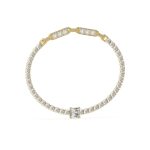 GUESS STEEL ARM PARTY JUBB04219JWYGT/U Χρυσό Βραχιόλι Με Πέτρες