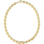 GUESS STEEL MODERN LOVE JUBN04005JWYGT/U Χρυσό Κολιέ Με Άπειρο