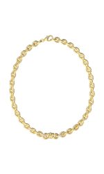 GUESS STEEL MODERN LOVE JUBN04005JWYGT/U Χρυσό Κολιέ Με Άπειρο