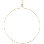 GUESS STEEL CHRYSALIS JUBN04097JWYGT/U Χρυσό Κολιέ Με Πεταλούδα Με Πέτρα