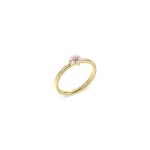 GUESS STEEL WHITE LOTUS JUBR04138JWYGWH-No.54 Δαχτυλίδι Χρυσό Με Λουλούδι