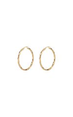 GUESS STEEL HOOPS I DID IT AGAIN JUBE04184JWYGT/U Χρυσά Σκουλαρίκια Κρίκοι