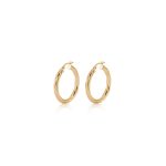 GUESS STEEL HOOPS I DID IT AGAIN JUBE04188JWYGT/U Χρυσά Σκουλαρίκια Κρίκοι
