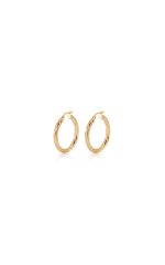 GUESS STEEL HOOPS I DID IT AGAIN JUBE04188JWYGT/U Χρυσά Σκουλαρίκια Κρίκοι