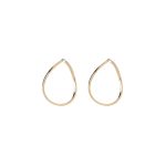 GUESS STEEL HOOPS I DID IT AGAIN JUBE04196JWYGT/U Χρυσά Σκουλαρίκια Κρίκοι