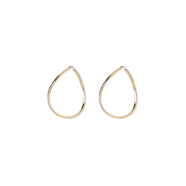 GUESS STEEL HOOPS I DID IT AGAIN JUBE04196JWYGT/U Χρυσά Σκουλαρίκια Κρίκοι
