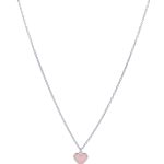 Ασημένιο κολιέ Marea με σχέδιο ροζ καρδούλα