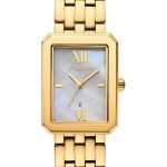 Γυναικείο ρολόι VOGUE OCTAGON GOLD STAINLESS STEEL BRACELET 2020613741