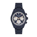 Ανδρικό ρολόι Lee Cooper LC07986.990 με μπλε μπρασελέ και μπλε καντράν