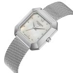 Γυναικείο ρολόι Lee Cooper LC08027.320 με ασημί μπρασελέ και ασημί καντράν