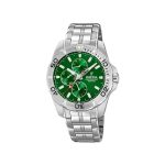 Ρολόι Festina F20445/7 από ανοξείδωτο ατσάλι με πράσινο καντράν πολλαπλών ενδείξεων