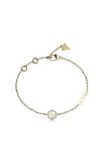 GUESS STEEL TINY DANCER JUBB04644JWYGL Βραχιόλι Χρυσό Με Σχέδιο Με Λογότυπο