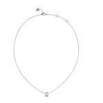 GUESS STEEL TINY DANCER JUBN04652JWRHT/U Κολιέ Ασημένιο Με Σχέδιο Με Πέτρες