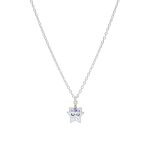 Ασημένιο κολιέ Marea με σχέδιο χρωματιστό αστεράκι