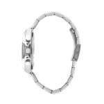 Ανδρικό ρολόι Lee Cooper LC07971.370 με ασημί μπρασελέ και πράσινο καντράν