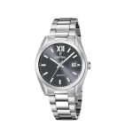 Ρολόι Festina F20707/6 από ανοξείδωτο ατσάλι με μαύρο καντράν