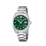 Ρολόι Festina F20707/8 από ανοξείδωτο ατσάλι με πράσινο καντράν