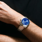 Ρολόι Festina F20707/4 από ανοξείδωτο ατσάλι με μπλε καντράν