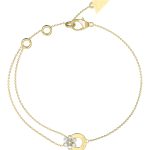 GUESS STEEL LILY JUBB05111JWYGL Βραχιόλι Χρυσό Με Σχέδιο Λουλούδι