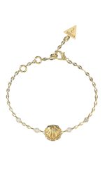 GUESS STEEL SEASHELL JUBB05138JWYGL Βραχιόλι Χρυσό Με Κοχύλι Και Πέτρες