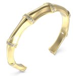 GUESS STEEL BAMBOO JUBB05161JWYGL Χειροπέδα Χρυσή Με Πέτρες