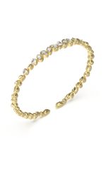 GUESS STEEL PANAREA JUBB05180JWYGL Χειροπέδα Χρυσή Με Άσπρες Πέτρες