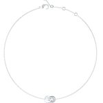 GUESS STEEL BLOOMING SUMMER JUBN05219JWRHT/U Κολιέ Ασημένιο Με Σχέδιο Με Πέτρες