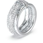 GUESS STEEL FABULOUS ME JUBR05198JWRH-No.56 Δαχτυλίδι Ασημένιο Με Πέτρες
