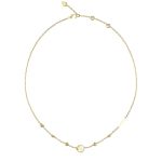 GUESS STEEL 4 LOVE JUBN05038JWYGT/U Κολιέ Χρυσό Με Λουλούδια