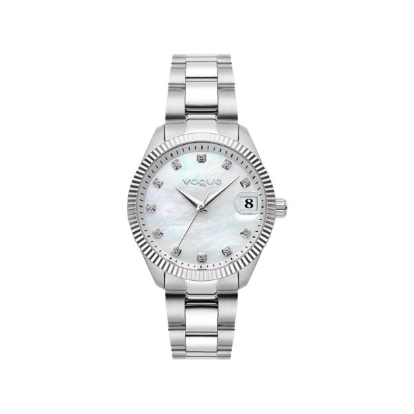 Γυναικείο ρολόι VOGUE REINA MEDIUM 2020614282 με ατσάλινο μπρασελέ και φίλντισι καντράν