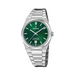 Ρολόι Festina F20051/5 ελβετικό με λευκό μπρασελέ και πράσινο καντράν
