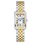 Γυναικείο ρολόι Lee Cooper LC08135.220 με δίχρωμο μπρασελέ και λευκό φίλντισι καντράν