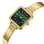 Γυναικείο ρολόι Lee Cooper LC08138.170 με χρυσό μπρασελέ και πράσινο καντράν