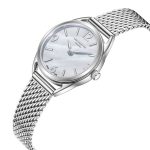 Γυναικείο ρολόι Lee Cooper LC08207.320 με λευκό μπρασελέ και λευκό φίλντισι καντράν