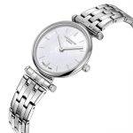 Γυναικείο ρολόι Lee Cooper LC08244.320 με λευκό μπρασελέ και λευκό φίλντισι καντράν