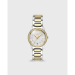 Γυναικείο ρολόι VOGUE CORINE 2020615761 με δίχρωμο μπρασελέ και ασημί καντράν