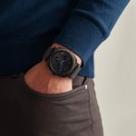 Ρολόι ανδρικό Ted Baker BKPCNF101 Caine δερμάτινο λουράκι και μαύρο καντράν