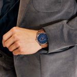 Ρολόι ανδρικό Ted Baker BKPLTF207 Leytonn δερμάτινο λουράκι και μπλε καντράν