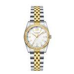 Γυναικείο ρολόι Lee Cooper LC08303.220 με δίχρωμο μπρασελέ και φίλντισι καντράν