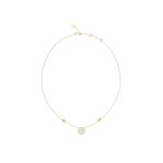 GUESS STEEL G TALISMAN JUBN06201JWYGT/U Κολιέ Χρυσό Με Καρδιές Και Λογότυπο